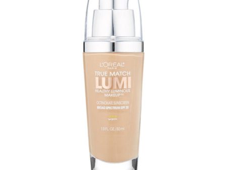 L OREAL - True Match Lumi Makeup W5 Sand Beige - 1 fl. oz. (30 ml) Online