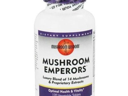 MUSHROOM WISDOM - Mushroom Emperors - 120 Vegetable Tablets Online