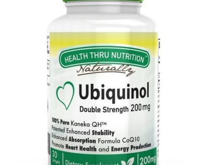 HEALTH THRU NUTRITION - Ubiquino CoQ10 200mg - 30 Softgels For Discount