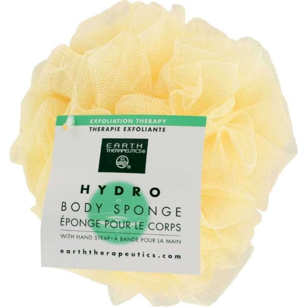 EARTH THERAPEUTICS - Hydro Body Sponge Natural - 1 Sponge Supply