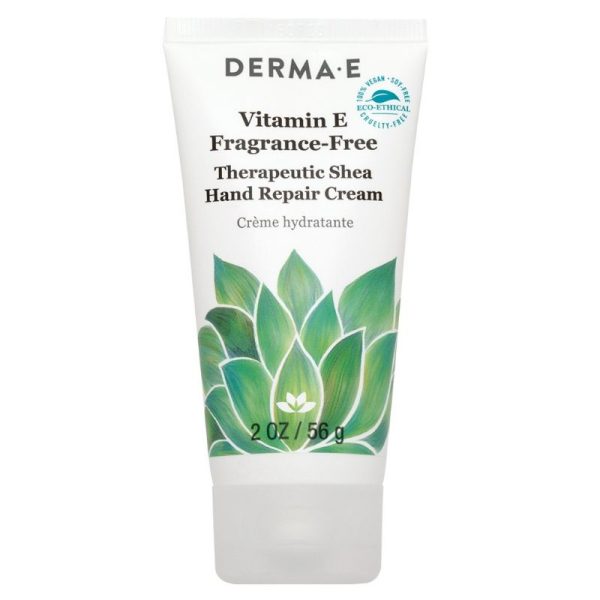 DERMA E - Vitamin E Fragrance-Free Therapeutic Moisture Shea Hand Cream - 2 oz. (56 g) For Discount