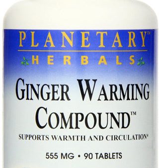 PLANETARY HERBALS - Ginger Warming Compound 555 mg - 90 Tablets Online now