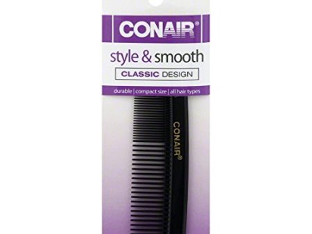 CONAIR - Styling Essentials Style and Smooth Pocket Comb Classic Design - 1 Comb Online Sale