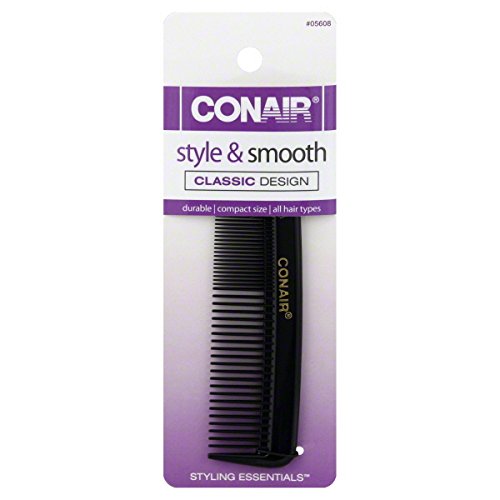 CONAIR - Styling Essentials Style and Smooth Pocket Comb Classic Design - 1 Comb Online Sale