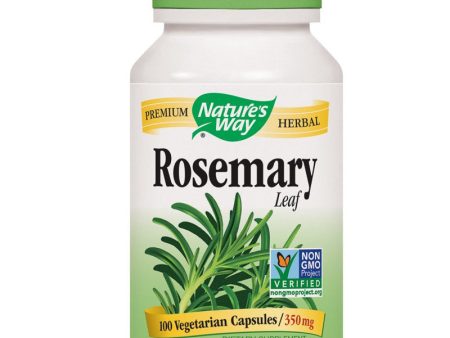 NATURES WAY - Rosemary Leaves 350 mg - 100 Vegetarian Capsules Online Sale