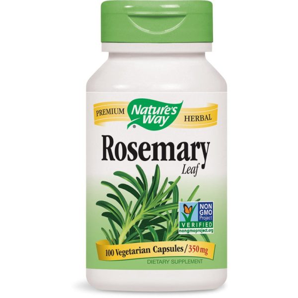 NATURES WAY - Rosemary Leaves 350 mg - 100 Vegetarian Capsules Online Sale