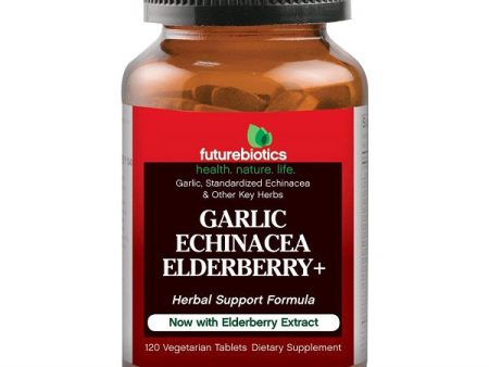 FUTUREBIOTICS - Garlic Echinacea Elderberry+ - 120 Vegetarian Tablets For Cheap