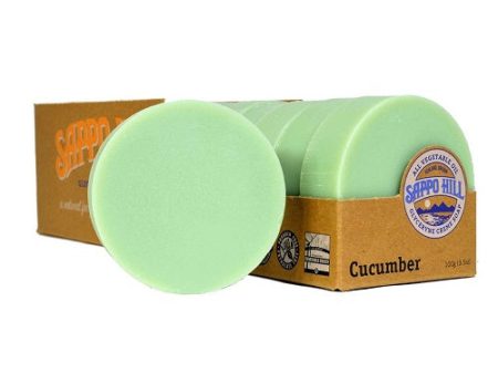 SAPPO HILL - Glyceryne Creme Soap Cucumber - 12 x 3.5 oz. Bars Online now