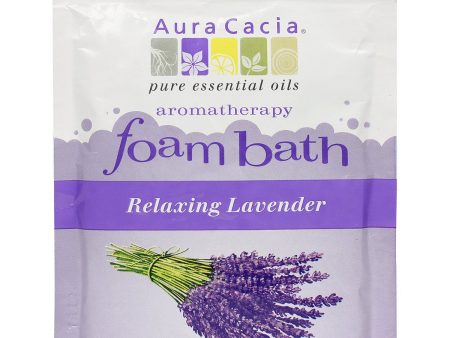 AURA CACIA - Aromatherapy Foam Bath Lavender - 2.5 oz. (70.9 g) Discount