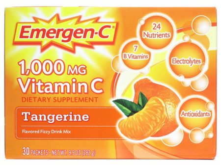 EMERGEN-C - Vitamin C Tangerine - 30 x 0.3 oz. Packets Cheap