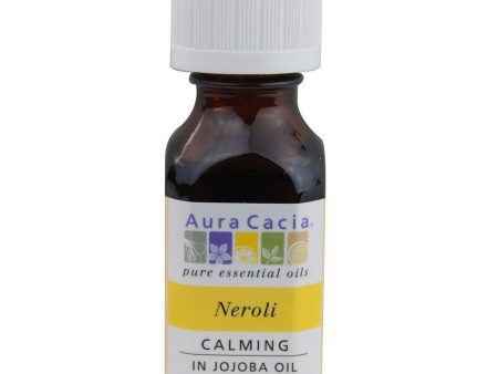 AURA CACIA - 100% Pure Essential Oil Neroli (in Jojoba Oil) - 0.5 fl. oz. (15 ml) Sale