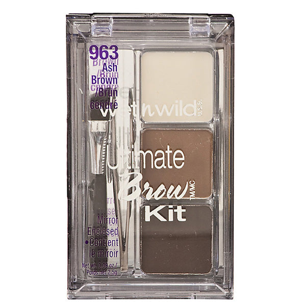 WET N WILD - Ultimate Brow Kit 963 Ash Brown - 0.09 oz. (2.5 g) Fashion