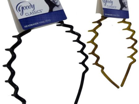 GOODY - Zigzag Tooth Headbands - 1 Count For Sale