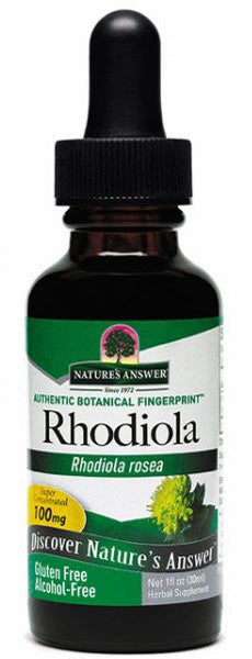 NATURE S ANSWER - Rhodiola Root Alcohol-Free Extract - 1 fl. oz. (30 ml) Hot on Sale