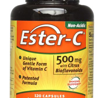 ESTER-C - 500 mg with Citrus Bioflavonoids - 120 Capsules Hot on Sale