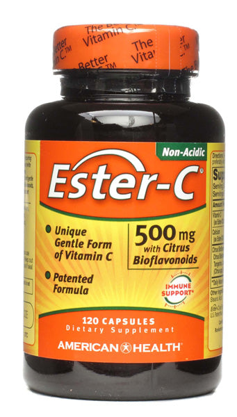 ESTER-C - 500 mg with Citrus Bioflavonoids - 120 Capsules Hot on Sale