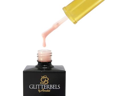 Glitterbels Cover Beige Brush On Builder Gel Polish 17ml Supply