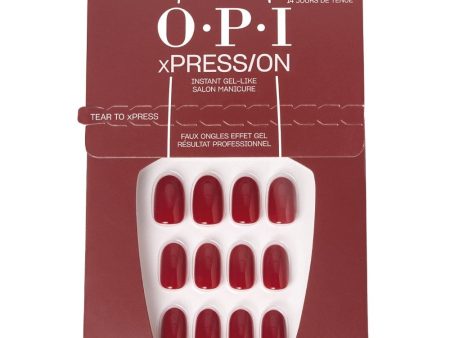 OPI xPress On Nails Big Apple Red 30x Hot on Sale