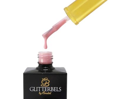 Glitterbels Cover Pink Brush On Builder Gel Polish 17ml Online now